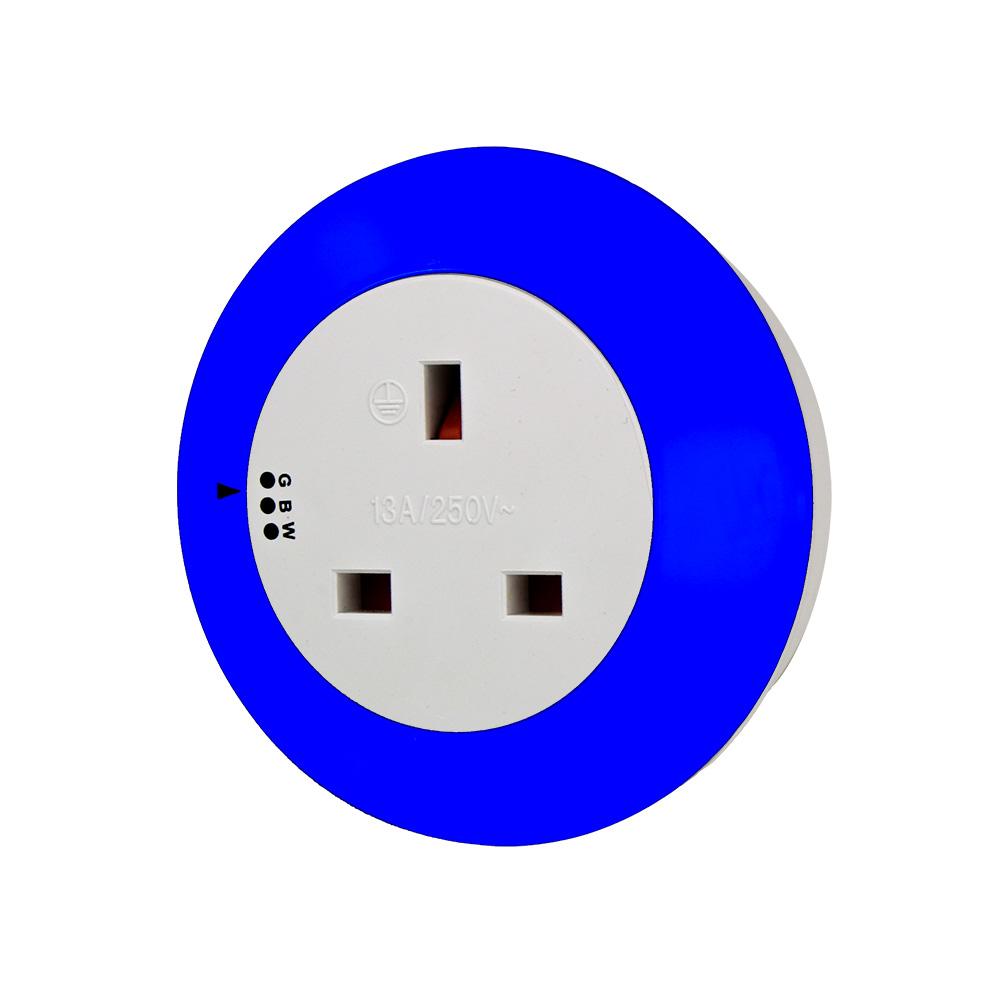 Plug Through Night Light, 3 Colour, Mains Powered