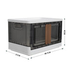 Double-door Collapsible Storage Organizer Box