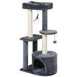 Cat Multi-activity Tree Tower W/ Perch House Scratching Post Play Ball