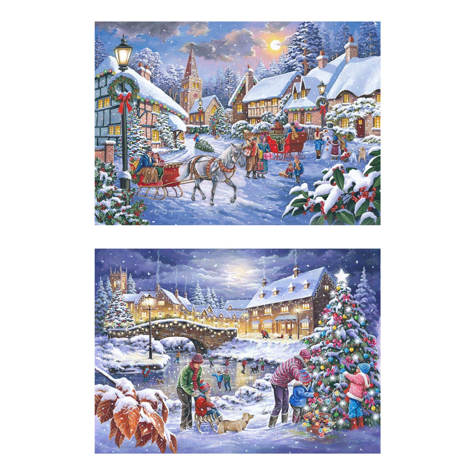 Christmas Is Coming Jigsaw - Big 500 Piece Jigsaw Puzzle For Adults, With Extra Large Pieces