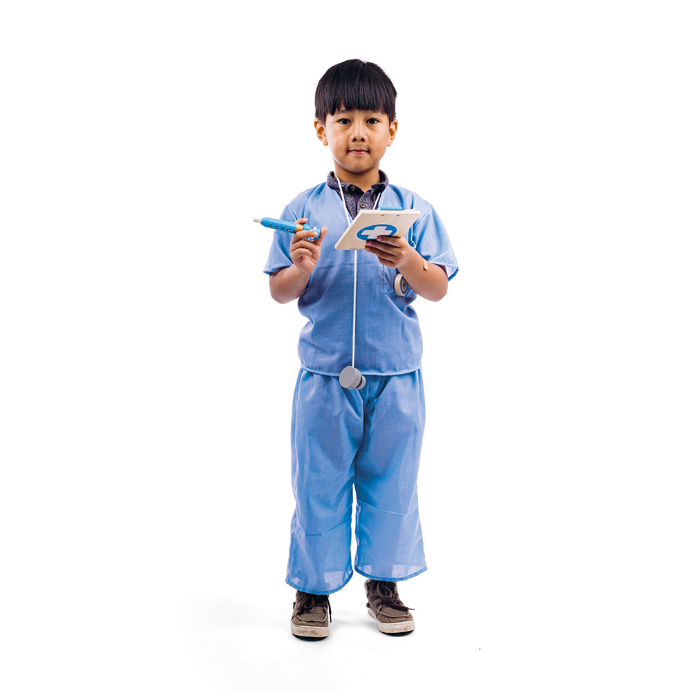 Kids Doctor Costume And Accessories - For 3-5 Year Olds