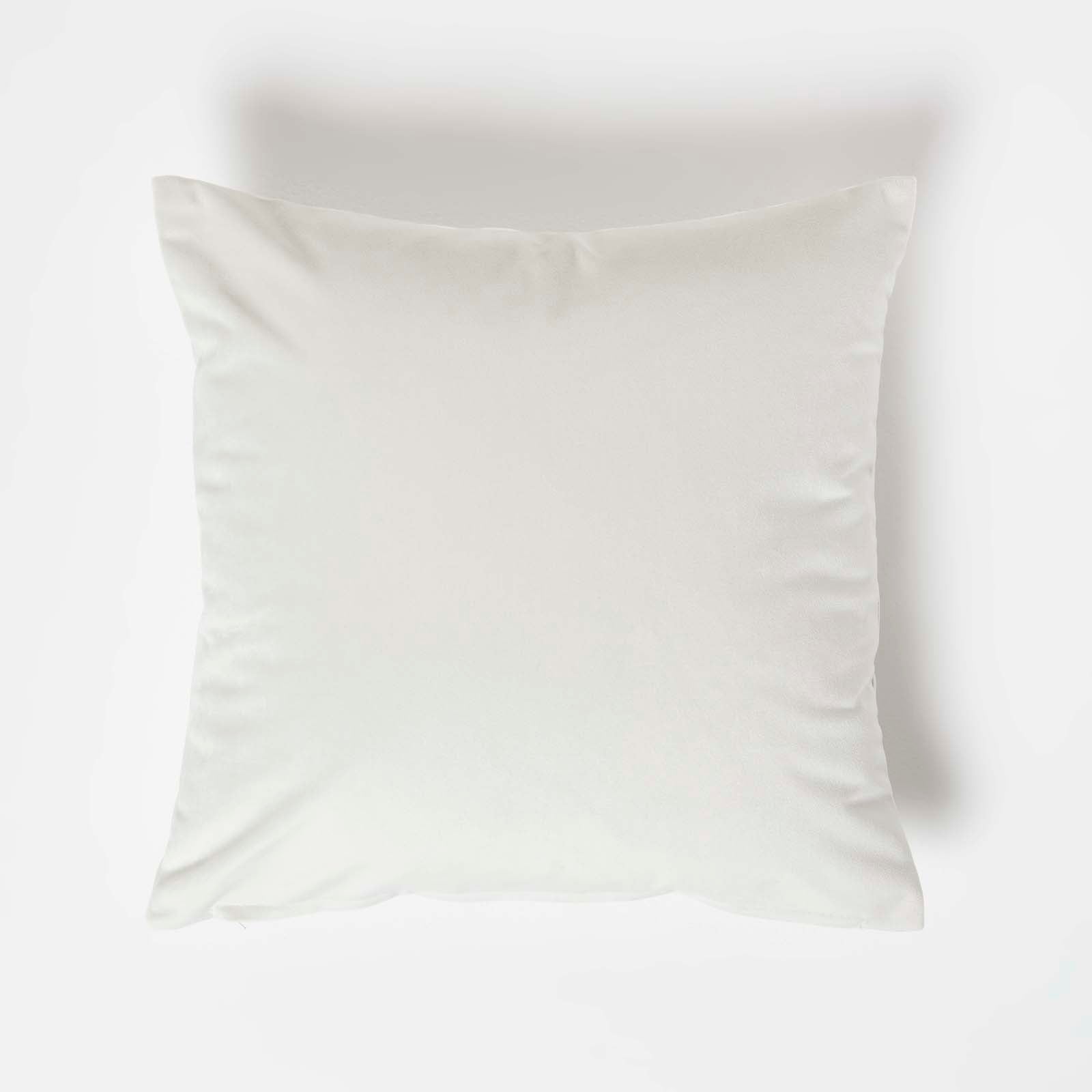 Velvet Cushion With Microfibre Insert | 45cm x 45cm | Cream