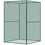 Green Fruit Cage With Zipped Door 1.2 X 1.2 X 1.8m