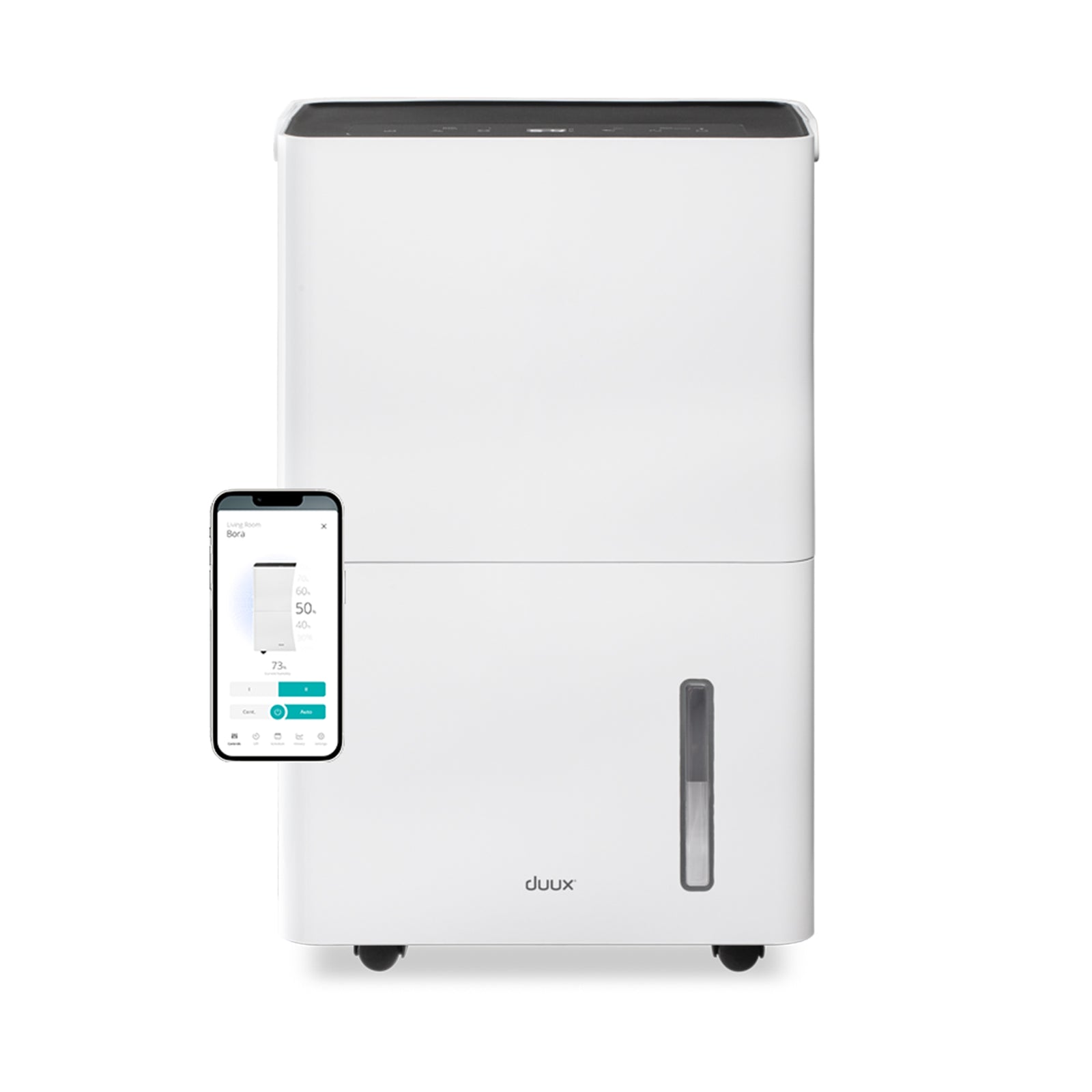 Bora Smart Dehumidifier, 12l,20l,30l/day Extraction, 4l Water Tank Or Continous Drainage | 20l | White