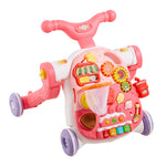 4 In 1 Walker & Activity Table | Pink