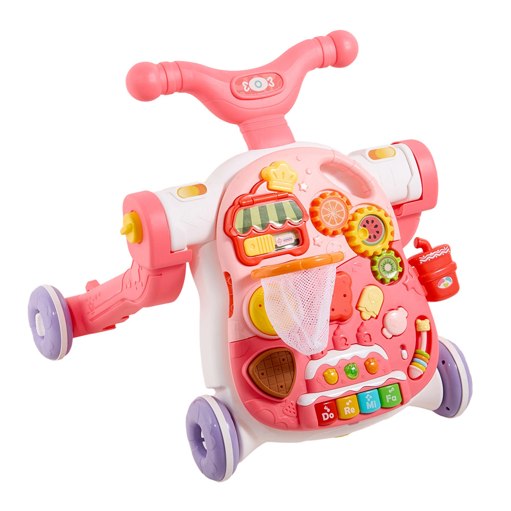 4 In 1 Walker & Activity Table | Pink