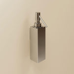 Soap Dispenser 125ml Capacity Siver Gloss Wall-mounted Collection Metric