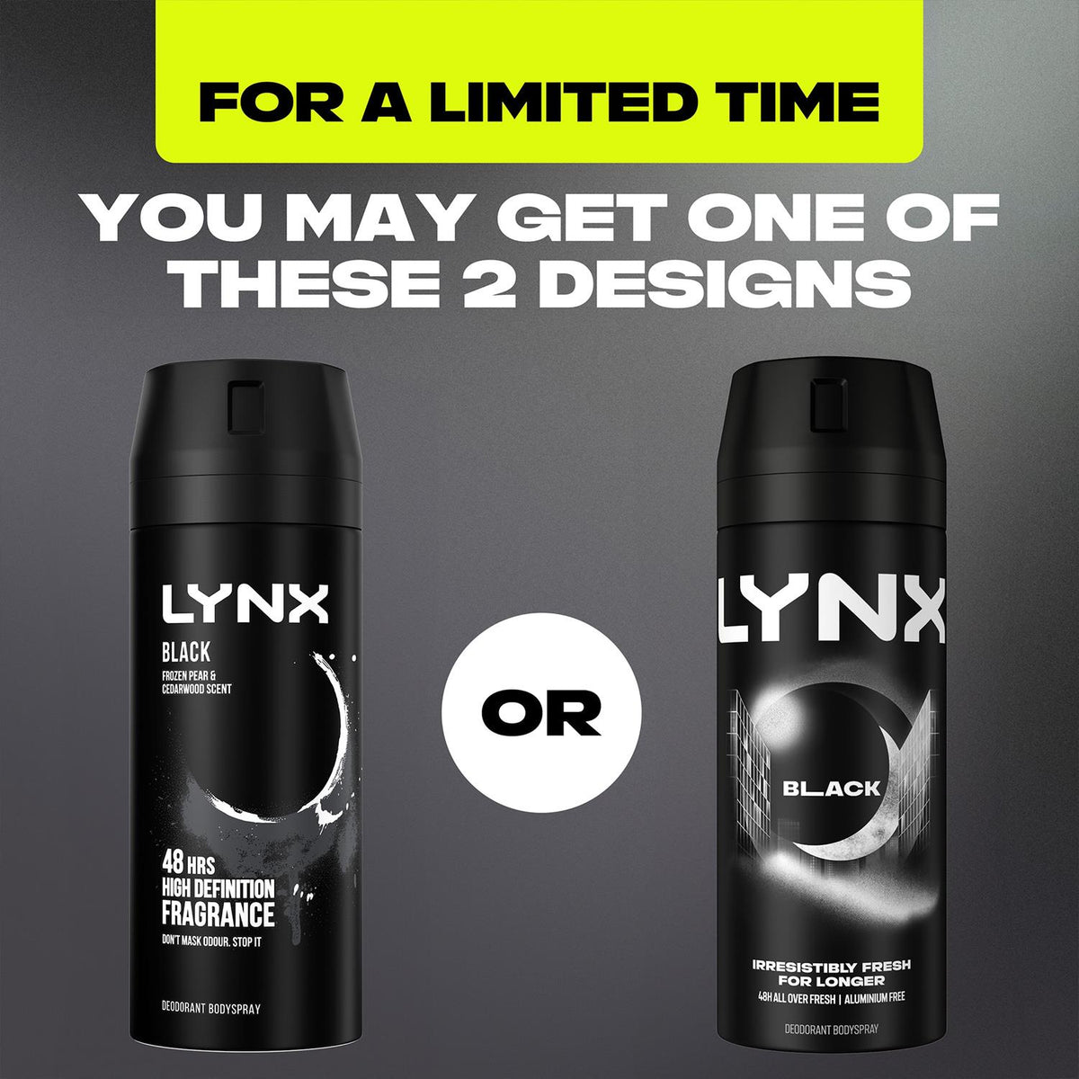 Black Body Spray Deodorant 48hrs High Definition Fragrance 150ml | Set of 30