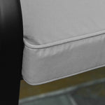 Light Grey 2-seater Bench Cushion