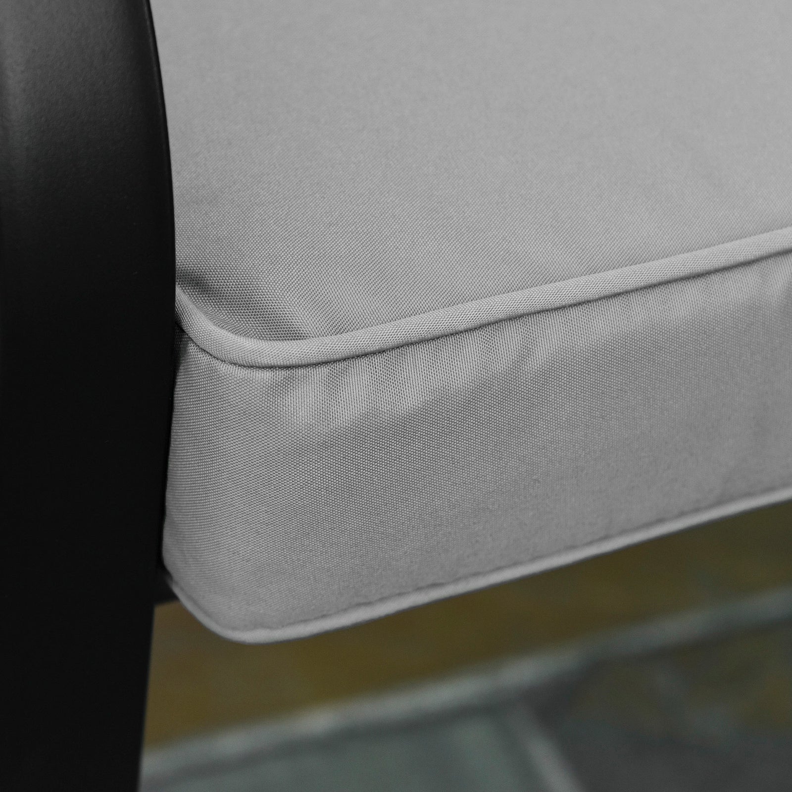 Light Grey 2-seater Bench Cushion