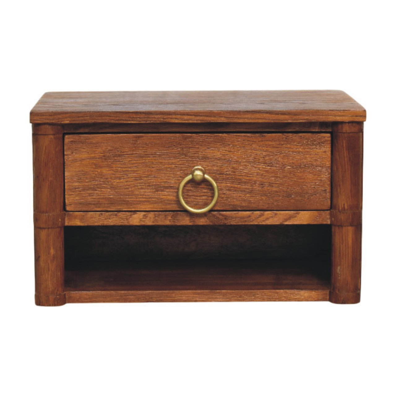 Artisan Furniture Solid Wood Box Frame Wall Nightstand