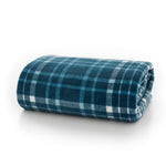 Snuggle Touch Microfibre Supersoft Fleece Throw | 140cm x 180cm | Cyan