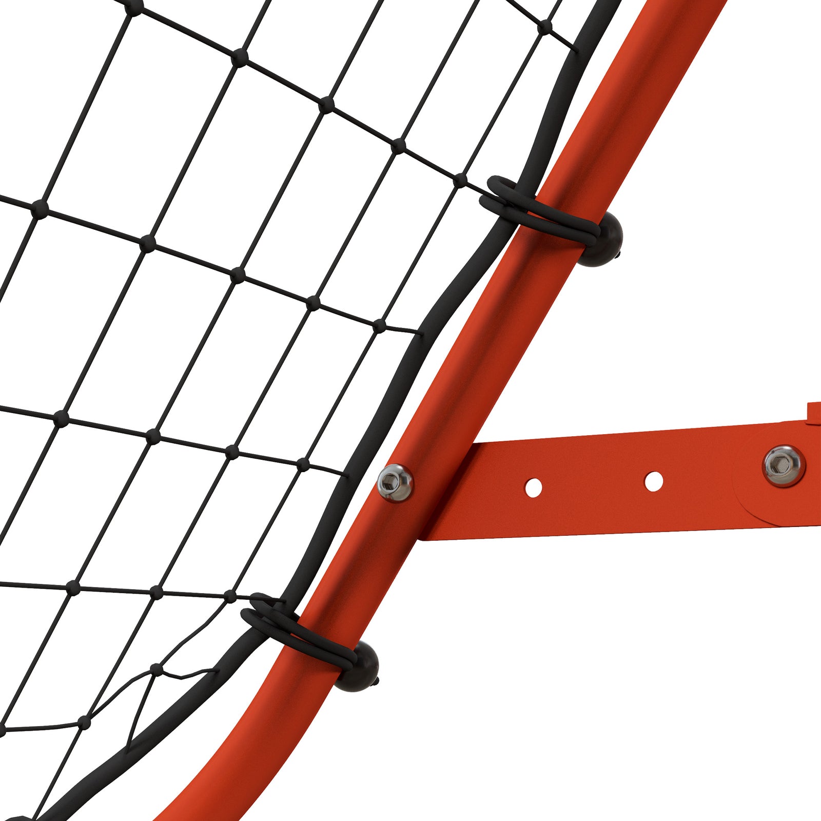 Rebounder Net Practise Football Kickback Target Goal | Red