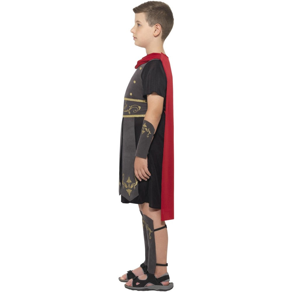 Roman Soldier Costume, Black | Age 7-9