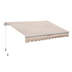 3x2m Manual Window Awning W/ Hand Crank | Beige