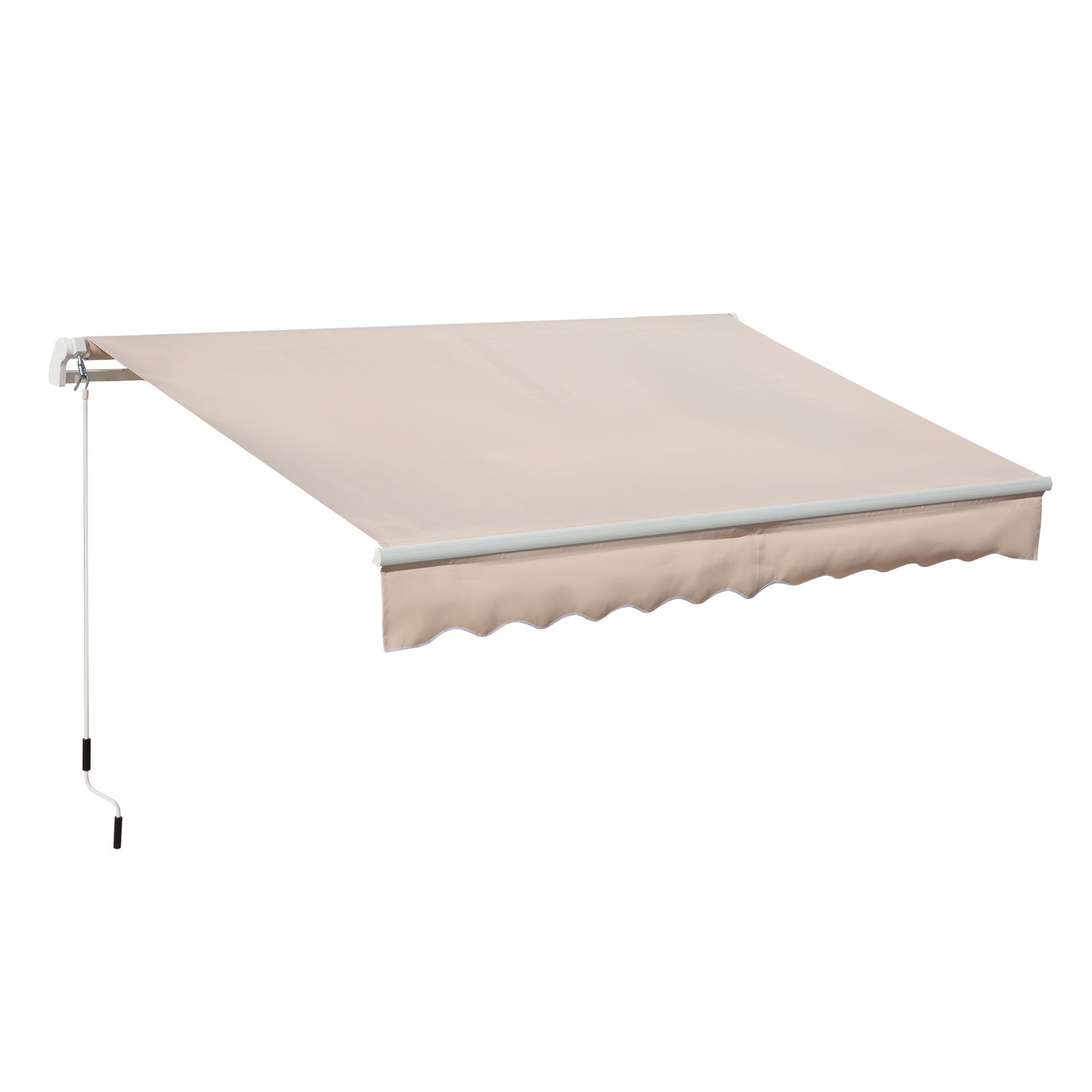 3x2m Manual Window Awning W/ Hand Crank | Beige
