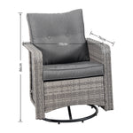 The Leigh 4 Seat Rattan Sofa Lounge Set