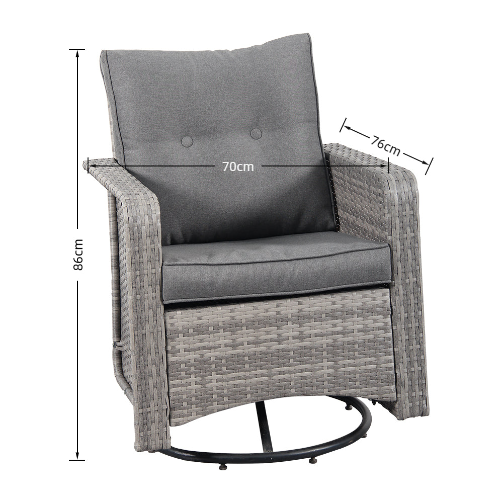 The Leigh 4 Seat Rattan Sofa Lounge Set