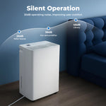 Spector 10l Dehumidifier Air Purifier Mould Moisture Extraction Quiet With Wheel
