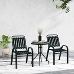 3-piece Garden Set | Charcoal Grey