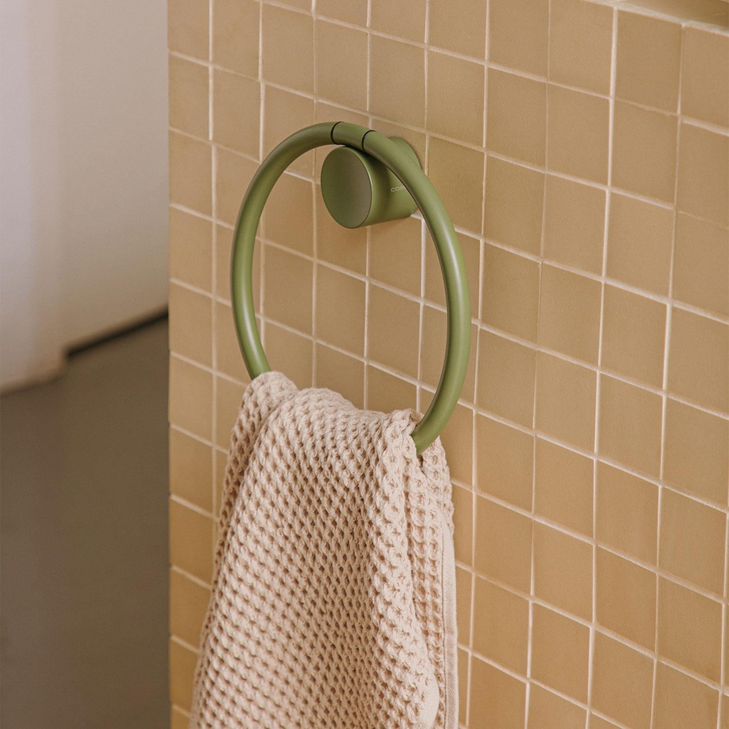 Towel Ring, 20cm Diam, Brown, Award-winning Design, Geyser Collection