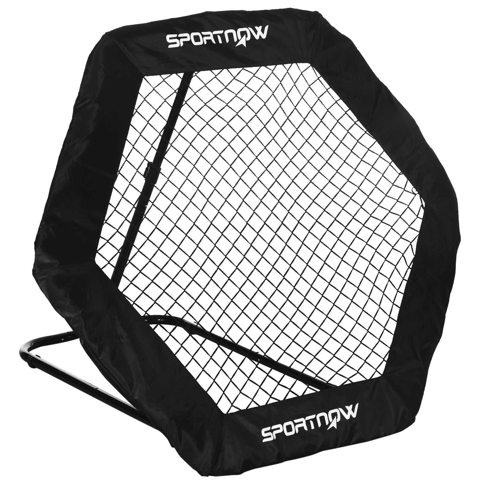 Foldable Football Rebounder Net | Black