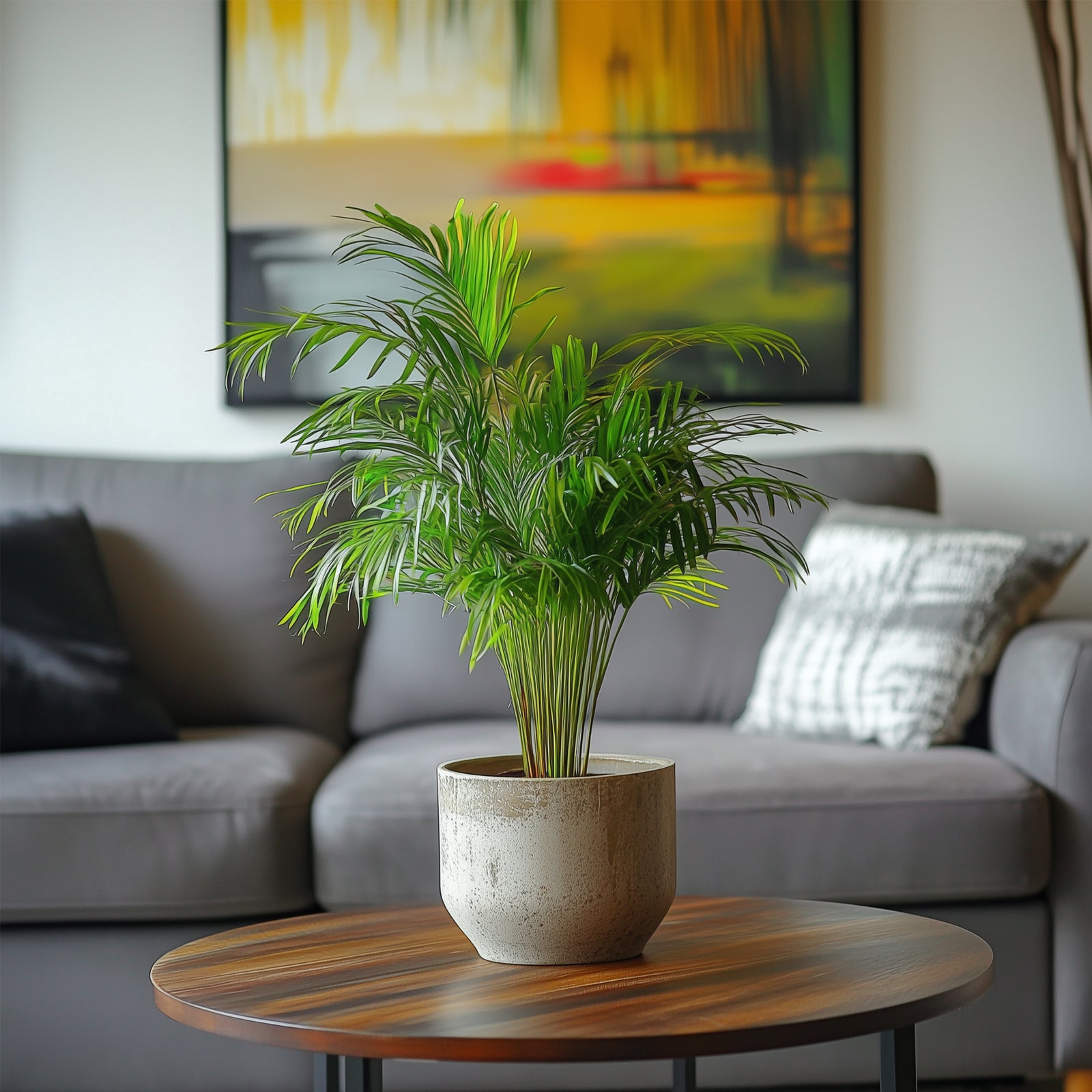 Areca Palm 'golden Cane' - 3 Pcs. - Dypsis Lutescens - Height 30-45cm - ⌀12cm | Set of 3 | Green