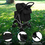 Pet Stroller Caddy Bag | Black