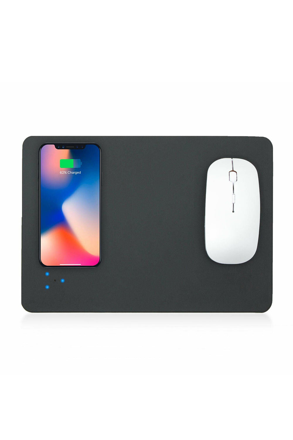 Wireless Charging Pad For Mouse And Cell Phone Charging, Black