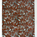 Snuggle Warm Fleece 140x180cm Throw Crane Dance Ochre