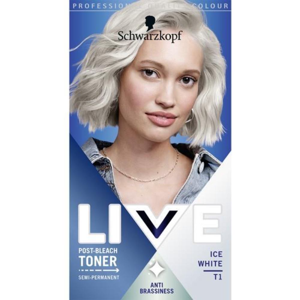 Live Post Bleach Toner Semi-permanent Blonde Hair Dye T1