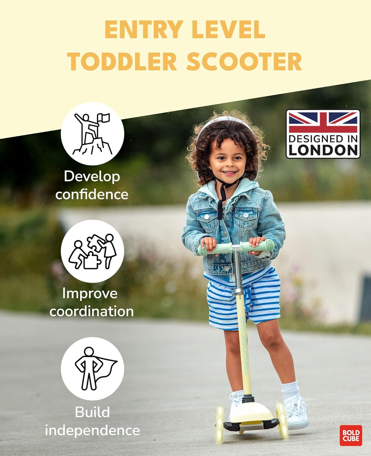 Teeny 3 Wheel Scooter | Lemon