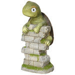 Tortoise Art Sculpture With Solar Light, Outdoor Decor