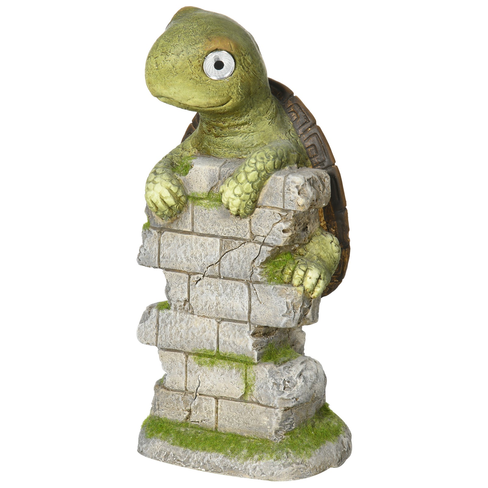 Tortoise Art Sculpture With Solar Light, Outdoor Decor