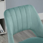 Mid-Back Swivel Home Office Chair Scallop Computer Chair | Green