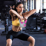 2kg Kettle Bell With Handle For Home Gym | Pink