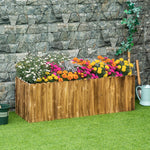 172l Raised Flower Bed Wooden Planter Box Large