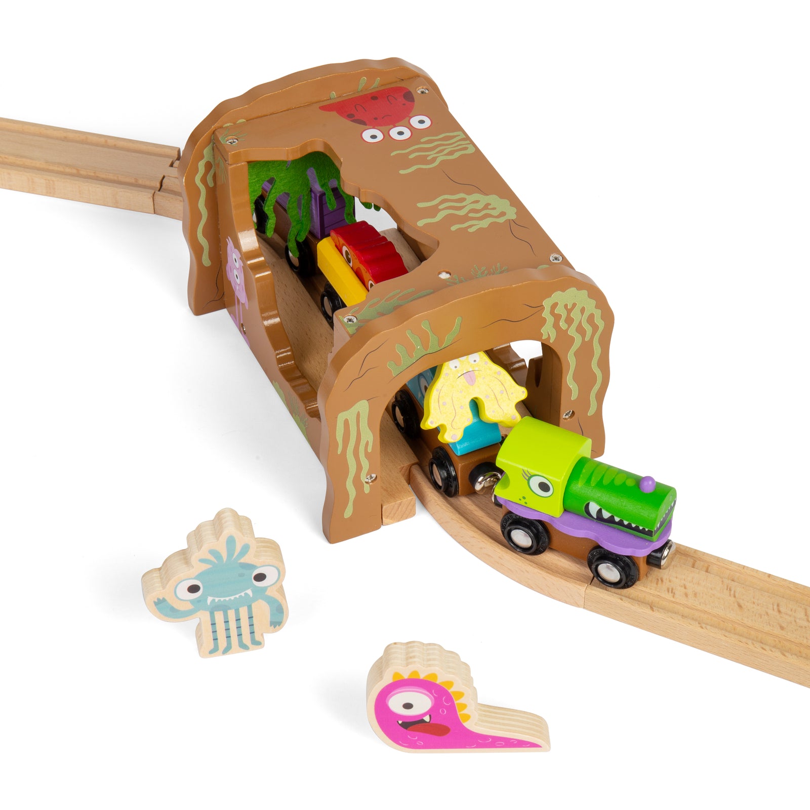 Monster Tunnel For Wooden Train Sets