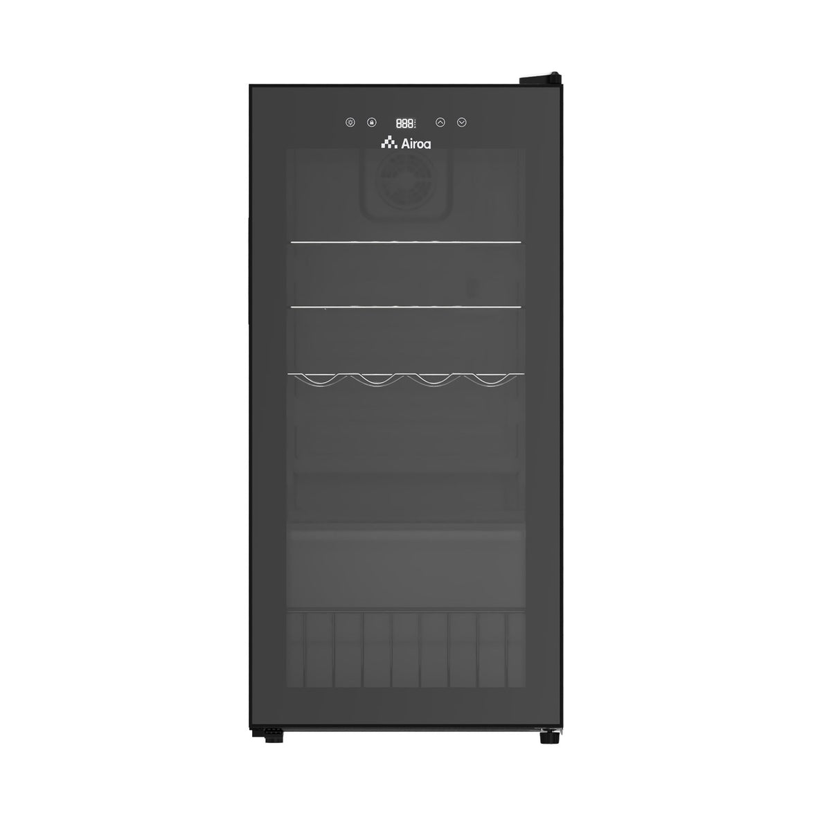 Airoa 92l Freestanding Under Counter Fridge Beverage Cooler With Glass Door