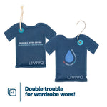 Livivo Hanging Reusable Wardrobe Dehumidifier Bags Pack Of 2
