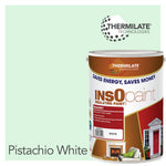 Insopaint Exterior Masonry Paint - Heat Reflecting, Insulating & Weatherproof Exterior Wall Protection | 5l | Pistachio White