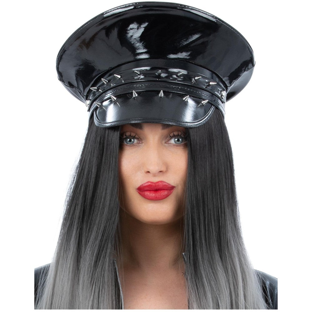 Spiked Bondage Captains Hat