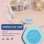 Zonekiz 2 In 1 Balance Board, Kids Wobble Board With Ball - Blue | Blue