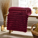 Houghton Throw | 140cm x 180cm | Ruby