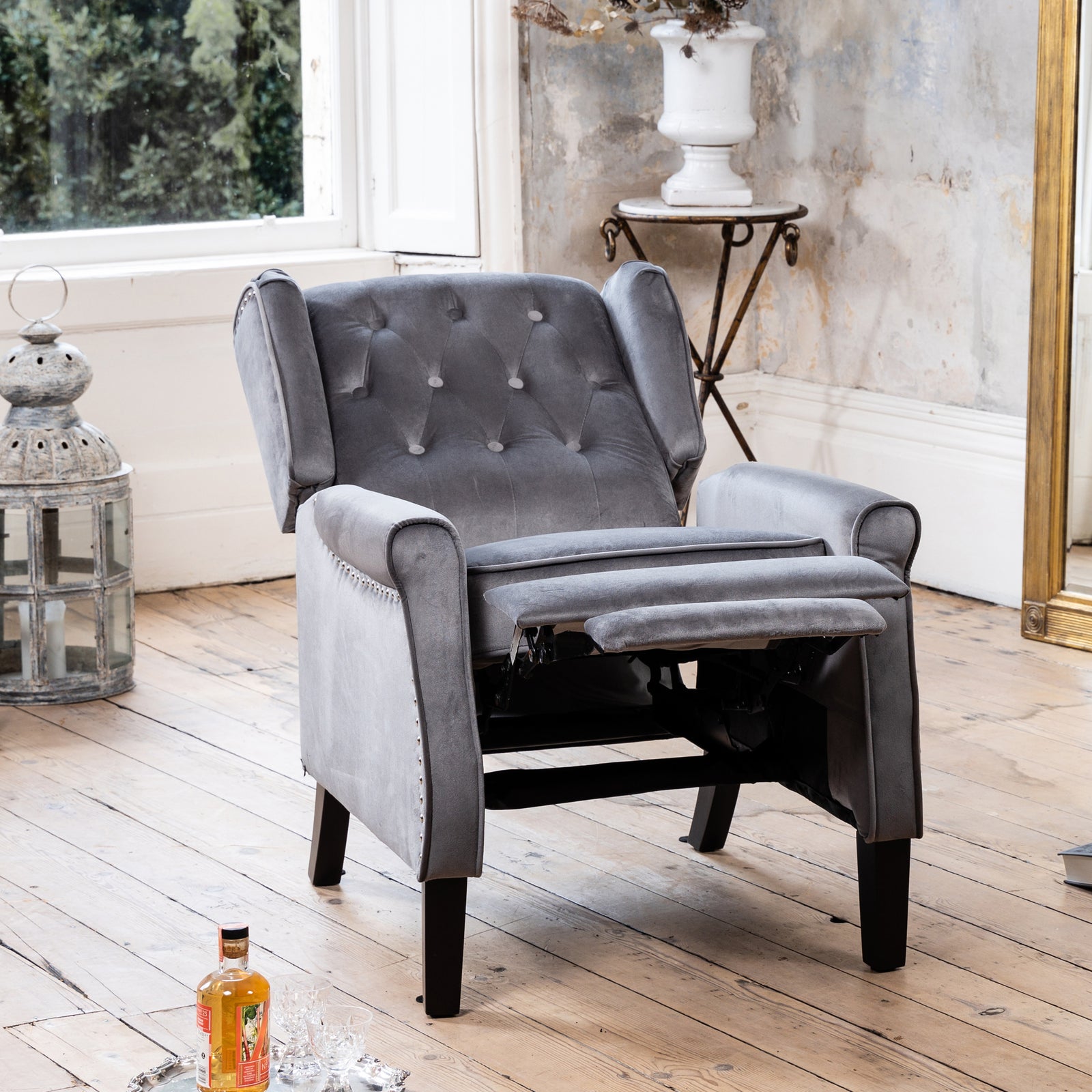 Annapoli Recliner Armchair | Grey