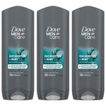 Men+care 3 In 1 Body, Face & Hair Wash Eucalyptus + Mint 250ml, 3 Pack | Set of 3