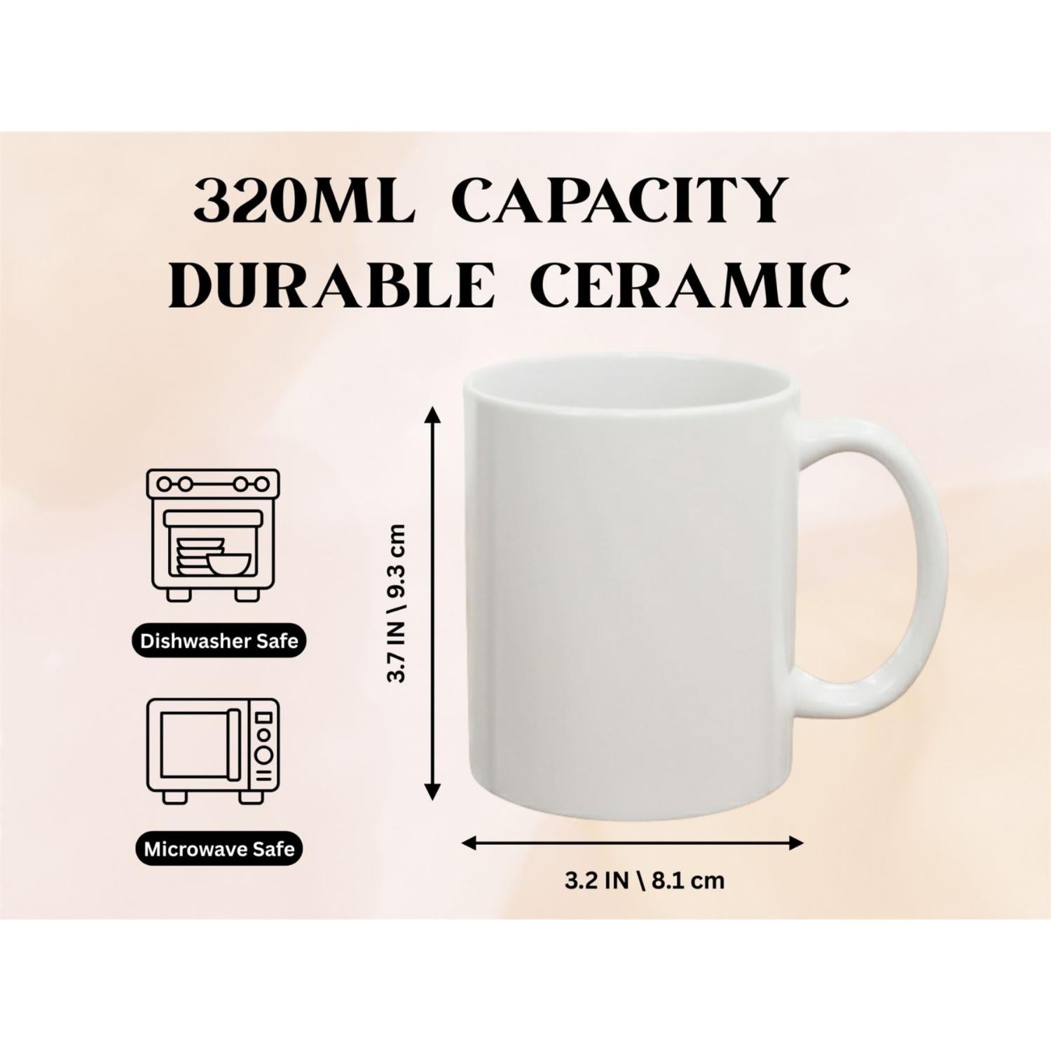 Dyzi The Crown Of Her Ladyship’s Quote Ceramic Coffee Mug White