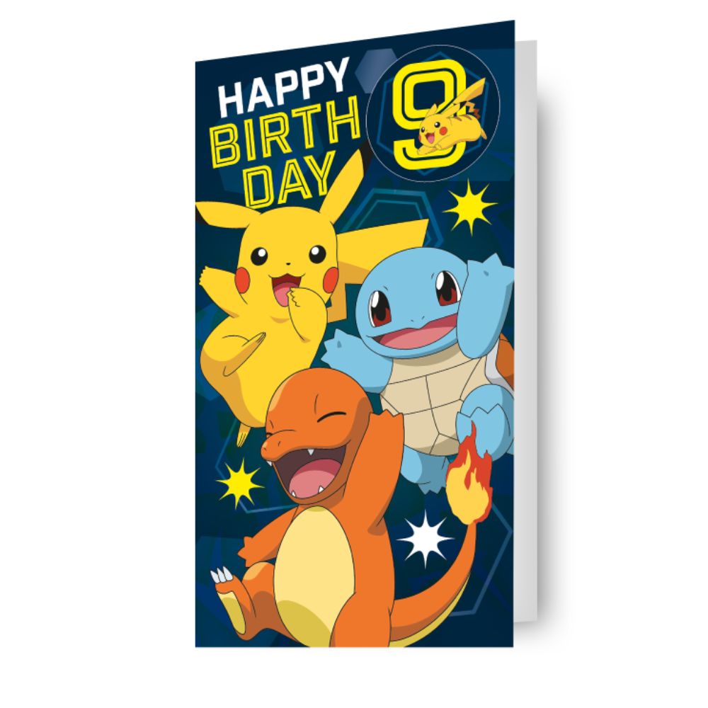 Multi Ages 7-14 Sticker Birthday Card Official Product