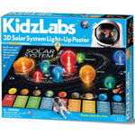 Kidzlabs - 3d Solar System Light-up Poster