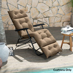 Sun Lounger Cushion Only, Garden Lounge Chair Cushion | Khaki